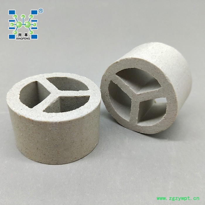 兴丰 直供陶瓷散堆填料3Y填料扁环3Y陶瓷催化剂载体填料图4