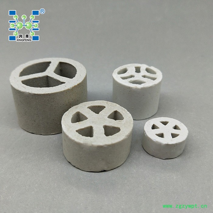 兴丰 直供陶瓷散堆填料3Y填料扁环3Y陶瓷催化剂载体填料图6