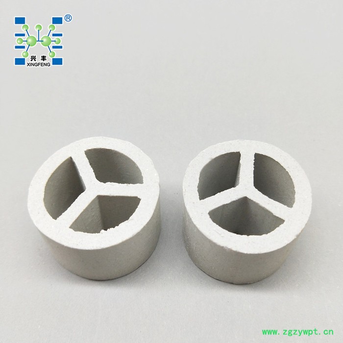 兴丰 直供陶瓷散堆填料3Y填料扁环3Y陶瓷催化剂载体填料图5