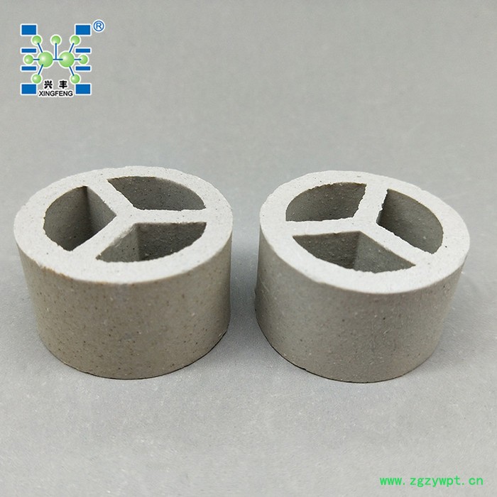 兴丰 直供陶瓷散堆填料3Y填料扁环3Y陶瓷催化剂载体填料图2