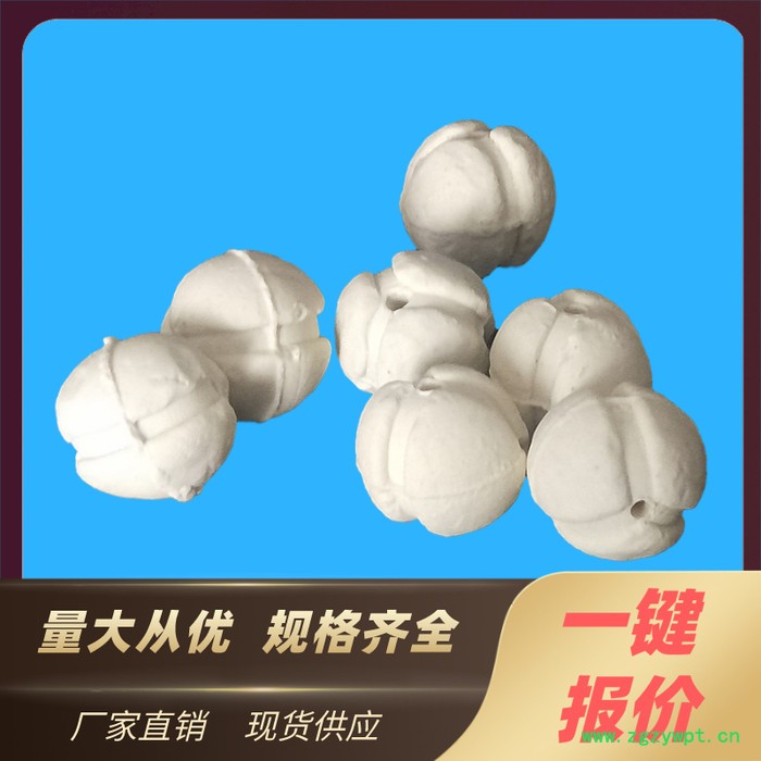 江西凯莱 3-76mm开孔瓷球 氧化铝惰性瓷球 催化剂瓷球成分图3