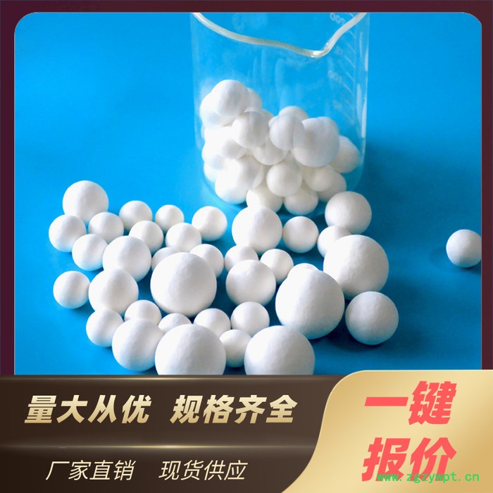 江西凯莱 3-76mm开孔瓷球 氧化铝惰性瓷球 催化剂瓷球成分图2