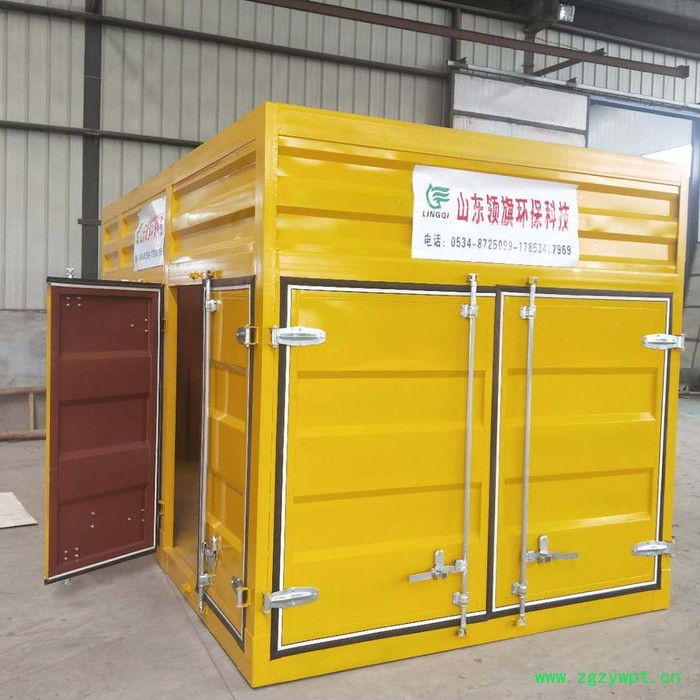 山东领旗污水处理设备的配置脱水机加药装置叠螺污泥脱水机厂家图2