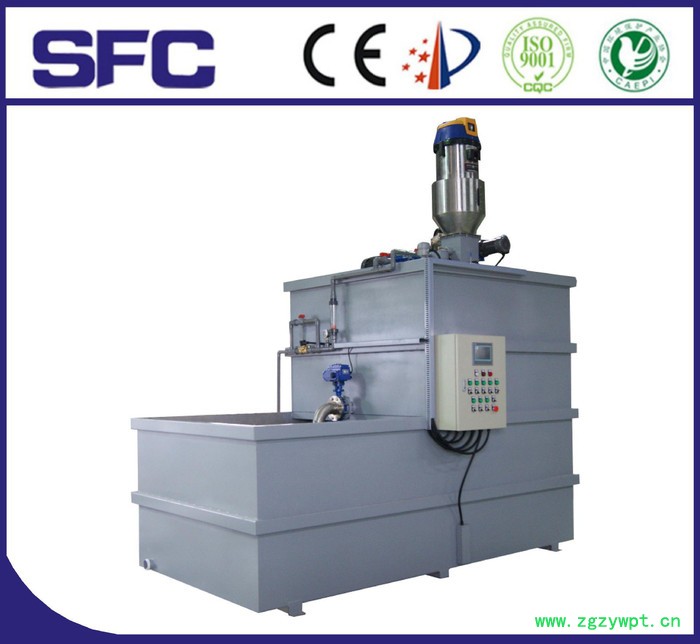 【上海富产】PL2-1000两槽自动粉体泡药机 一体化加药装置图2