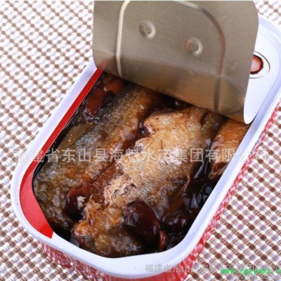 深海食材 海魁125g豆豉黄鱼罐头 特产整箱 不含防腐剂