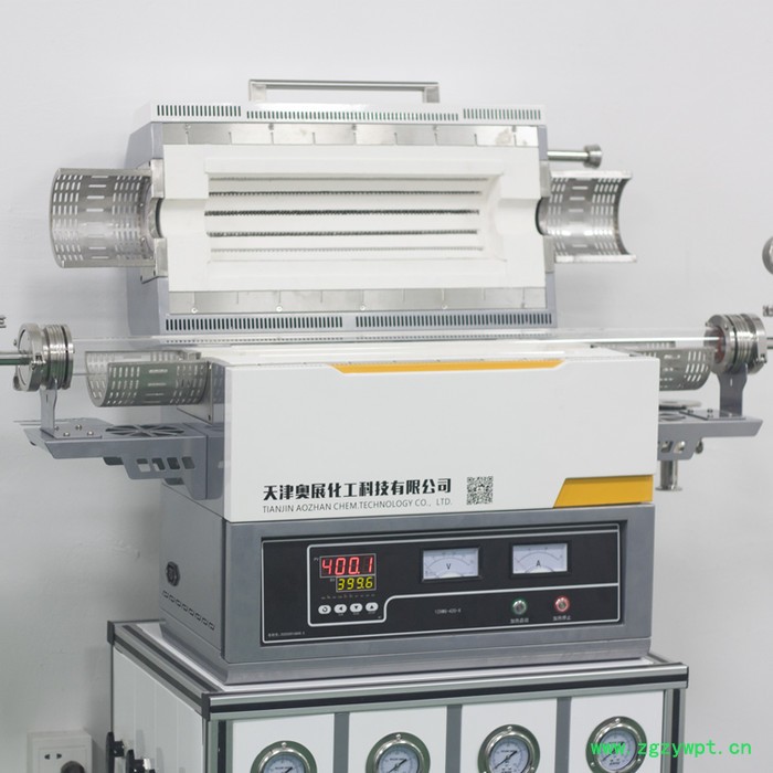 客户定制热解实验管式炉 天津奥展1200℃单温区管式炉 生产企业  厂家供应  真空管式炉  催化剂反应图3