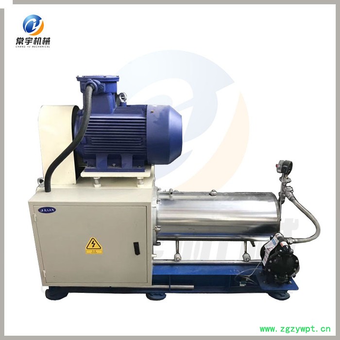 常宇机械 不锈钢卧式砂磨机 防爆砂磨机 棒销式密封式砂磨机厂家图2