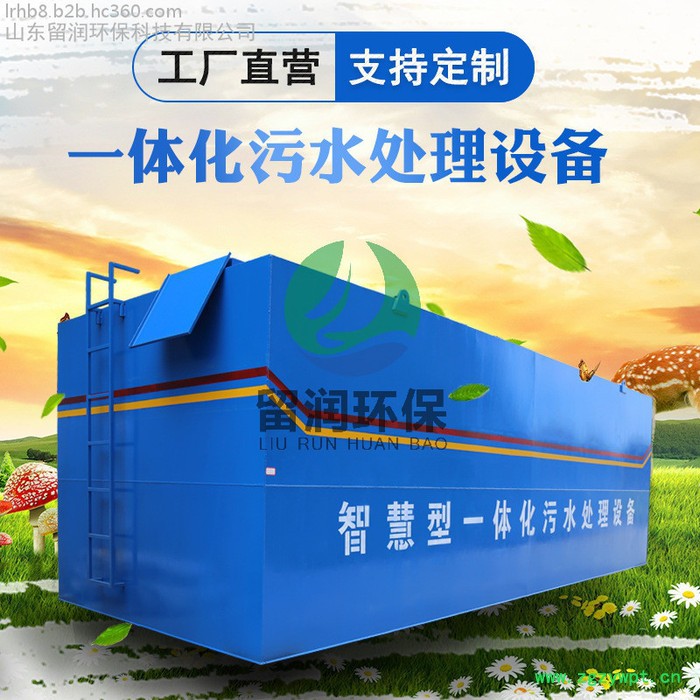 留润环保厂家直供 豆制品污水处理设备 养殖污水处理设备 碳钢玻璃钢污水处理设备 气浮机 加药装置 二氧化氯发生器图5