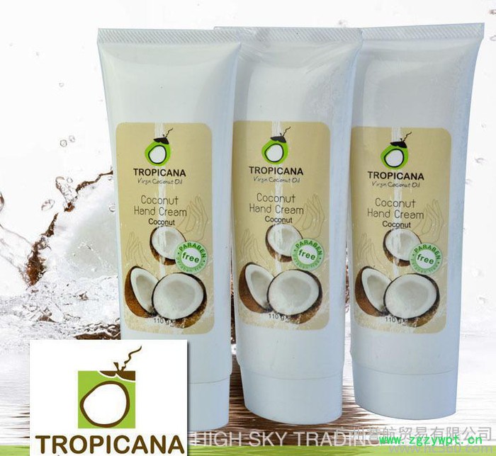 泰国tropicana全天然初榨椰子油护手霜不含防腐剂【泰国图3
