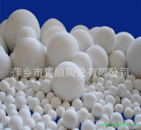 99%氧化铝填料瓷球 高纯度高强度化工陶瓷催化剂载体 塔填料图3