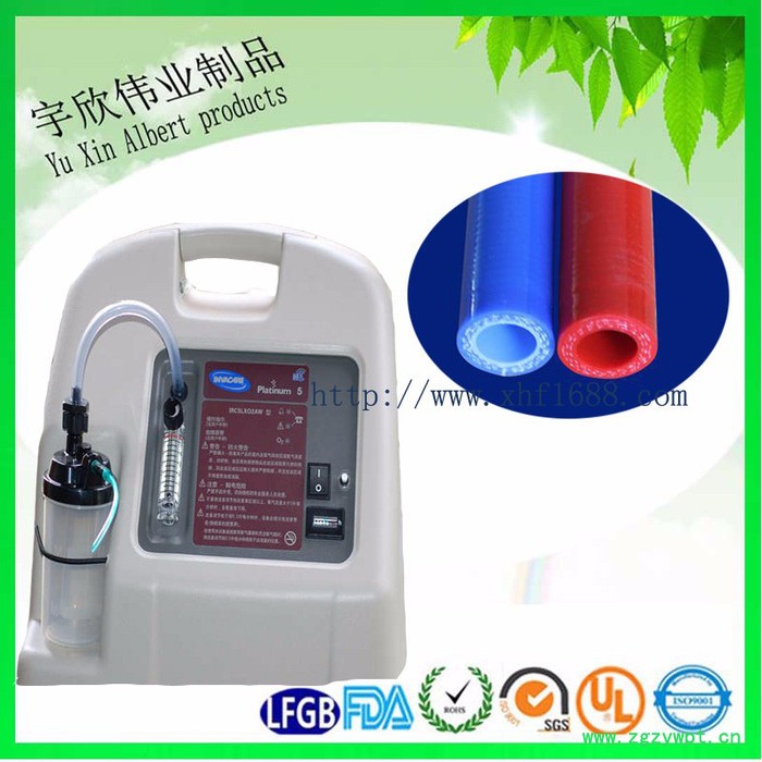 防爆**编织硅胶管 高抗压医疗硅胶编织软管 9.5*16的制氧编织软管 食品级**编织复合管价格图4