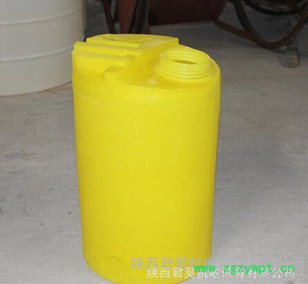 西安PE加药桶 PAC简易加药装置 白色/黄色加药箱搅拌罐图3