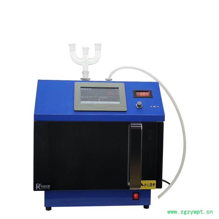 微波化学反应器 FCMCR-3系列非脉冲连续微波加热反应器微波合成萃取仪分段控温液晶显示微波反应器图4