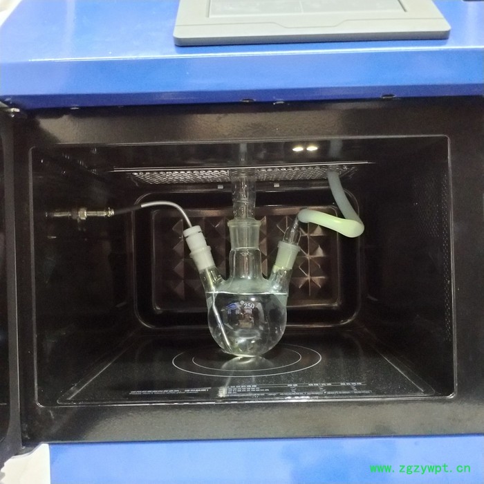 微波化学反应器 FCMCR-3系列非脉冲连续微波加热反应器微波合成萃取仪分段控温液晶显示微波反应器图6