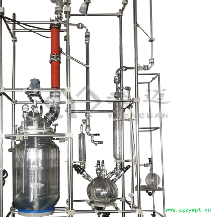 央迈科技 防爆双层玻璃反应釜 实验室多功能真空反应器供应 **图4