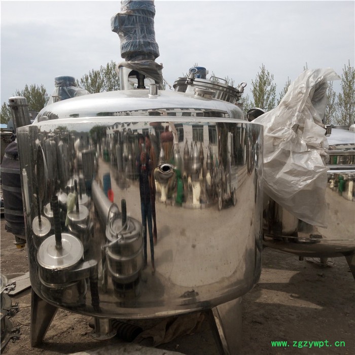供应二手不锈钢发酵罐 生物发酵罐 搅拌发酵罐出售图5