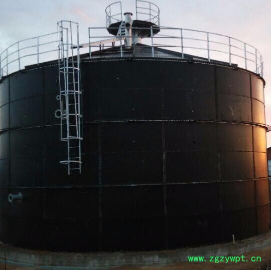 宸一环境搪瓷钢板厌氧发酵罐 3000立方密封发酵罐 沼气搪瓷拼装罐图2