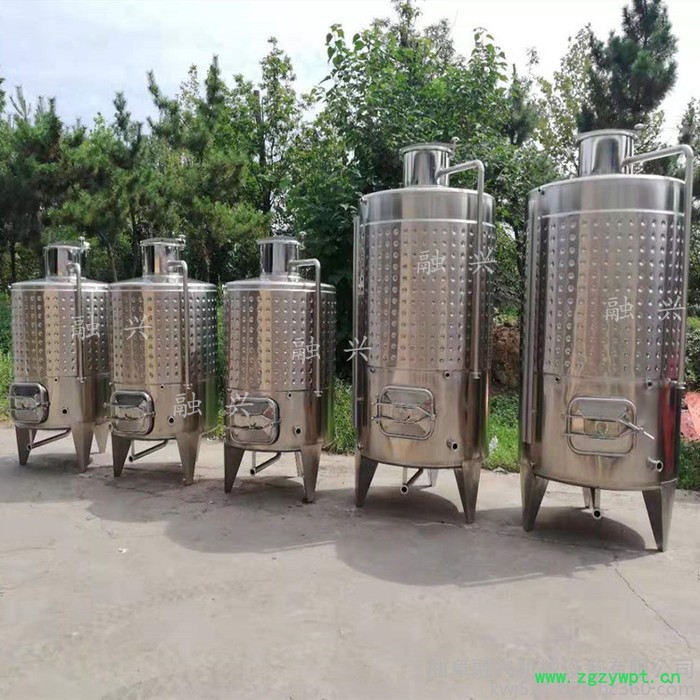 不锈钢葡萄酒发酵罐 冷冻罐 小型储液罐制造工艺 家用弥勒板式发酵罐 水果储畜罐图3