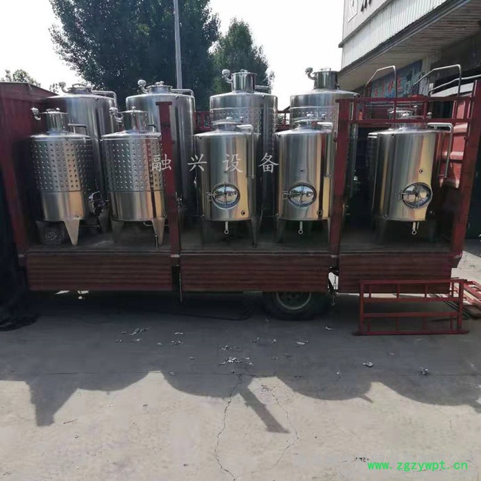不锈钢葡萄酒发酵罐 冷冻罐 小型储液罐制造工艺 家用弥勒板式发酵罐 水果储畜罐图4
