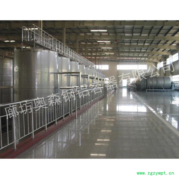 河北奥森葡萄酒发酵罐 大型葡萄酒发酵罐 不锈钢发酵罐 低温发酵罐 常温发酵罐 葡萄酒储存罐可定制发酵罐厂家图3