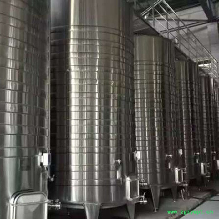 河北奥森葡萄酒发酵罐 大型葡萄酒发酵罐 不锈钢发酵罐 低温发酵罐 常温发酵罐 葡萄酒储存罐可定制发酵罐厂家图2