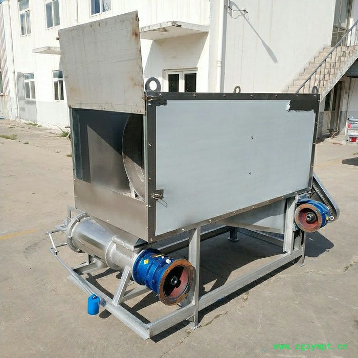 石成金  工厂沼液沼渣脱水分离机养殖设备滚筒式固液分离机化粪池发酵罐**图2