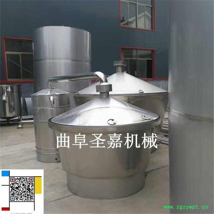 贵阳不锈钢发酵罐价格 家用小型蒸酒设备厂家 酒曲粉碎机 自动凉床型号齐全图5