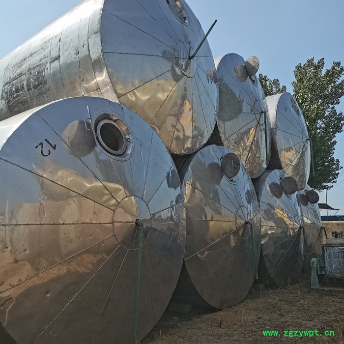 二手不锈钢保温储罐  食品级不锈钢储罐 生物发酵罐图2