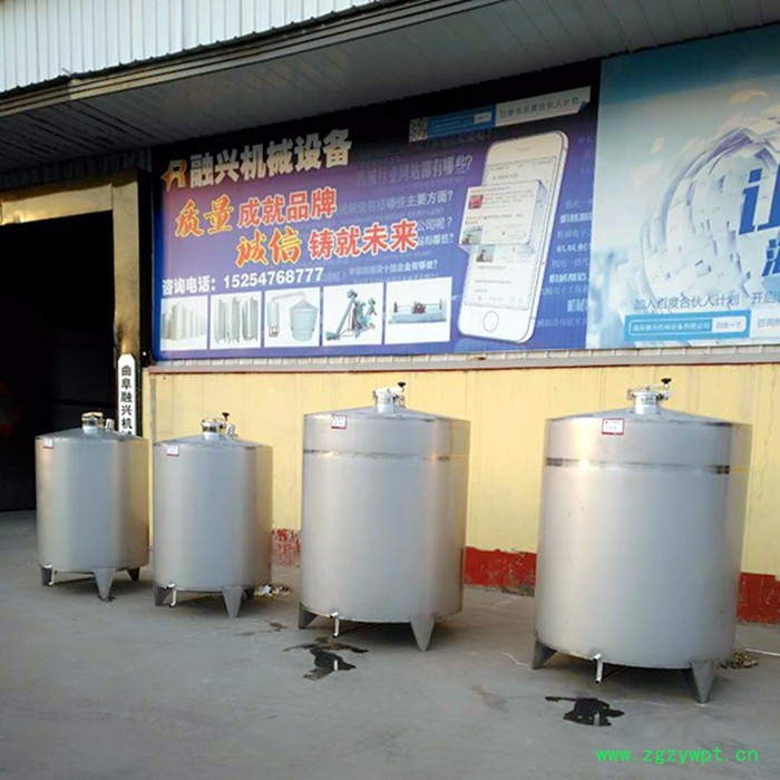哈尔滨立式储酒罐价格 不锈钢酒容器厂家 葡萄酒发酵罐售价 白酒罐rongxing融兴图2