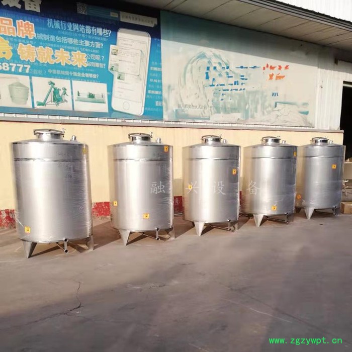 正规不锈钢储酒罐 立式卧式储油罐 30吨不锈钢发酵罐 储油罐化工储罐图6