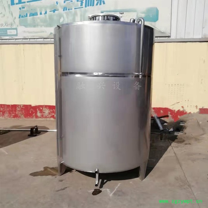正规不锈钢储酒罐 立式卧式储油罐 30吨不锈钢发酵罐 储油罐化工储罐图3