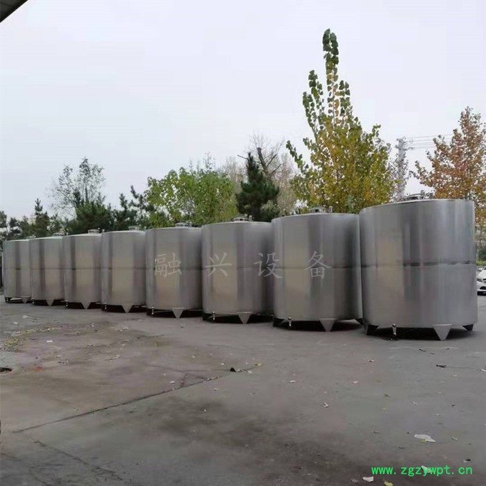 正规不锈钢储酒罐 立式卧式储油罐 30吨不锈钢发酵罐 储油罐化工储罐图4