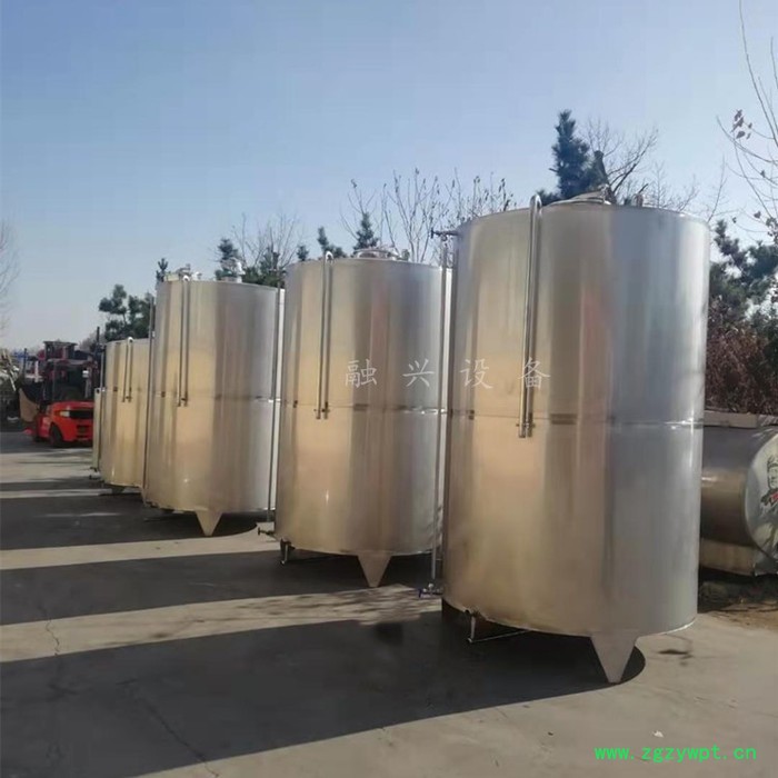 正规不锈钢储酒罐 立式卧式储油罐 30吨不锈钢发酵罐 储油罐化工储罐图8
