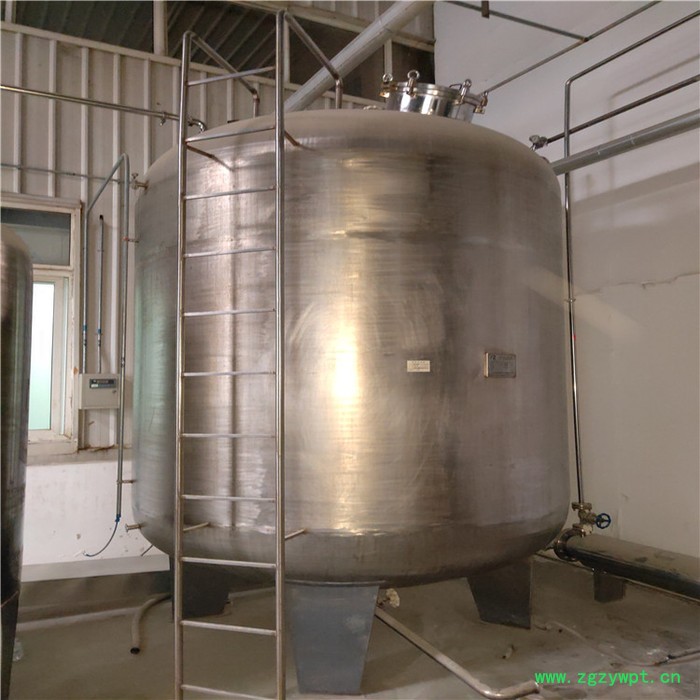 二手不锈钢发酵罐 不锈钢储液罐 二手不锈钢运输储罐参数 供应批发图3