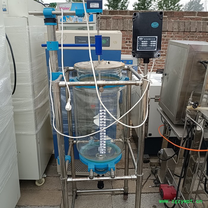 二手生物发酵罐 二手50升玻璃反应釜 二手实验室仪器图3