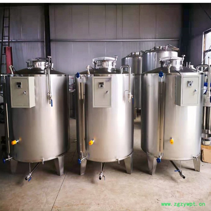 不锈钢发酵储罐定做葡萄酒厂发酵罐 10吨5吨不超过储罐葡萄发酵酒罐图8