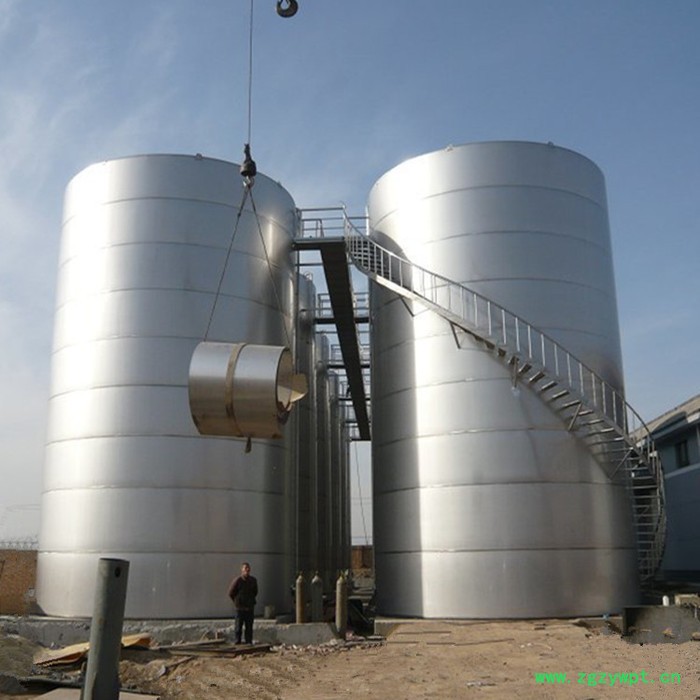 不锈钢发酵储罐定做葡萄酒厂发酵罐 10吨5吨不超过储罐葡萄发酵酒罐图7