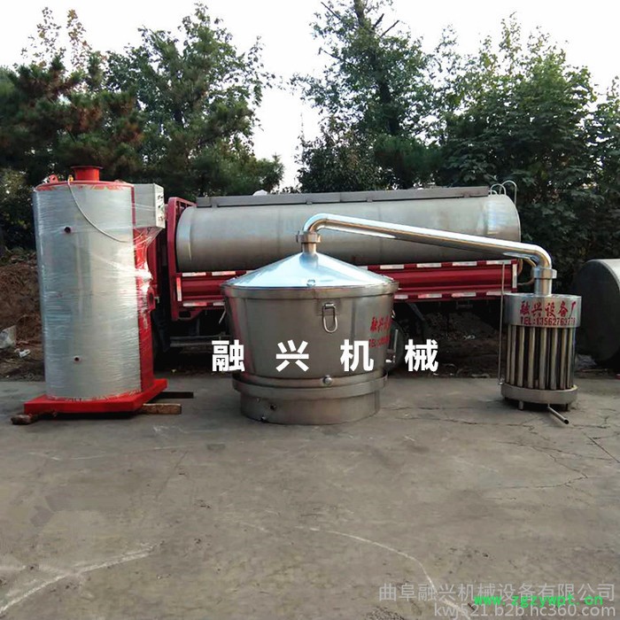 山西家庭做酒用冷凝器 冷却器 对辊粉碎机 葡萄酒发酵罐不锈钢容器 酿酒用冷却器图3