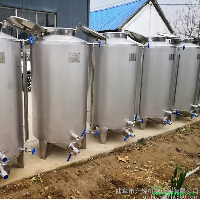 定做白酒储罐浙江不锈钢葡萄酒发酵罐5吨双层黄桃发酵储存罐图4
