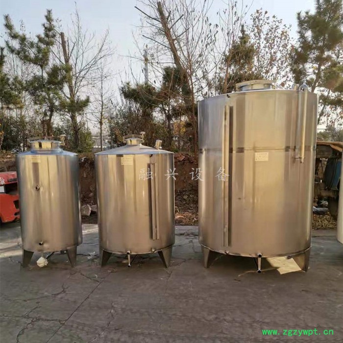 大型不锈钢储蓄罐 立式卧式储油罐 50吨不锈钢发酵罐 食品搅拌罐压力储罐图7