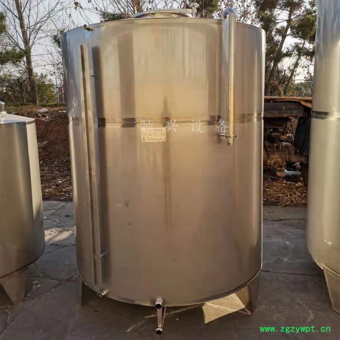 正规不锈钢储水罐 立式卧式储水罐 30吨不锈钢发酵罐 2吨储油罐化工储罐图3