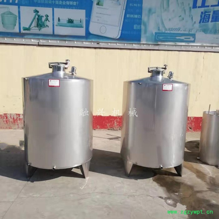 正规不锈钢储水罐 立式卧式储水罐 30吨不锈钢发酵罐 2吨储油罐化工储罐图8