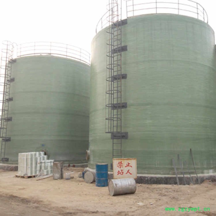 福胜 ** 化工储罐发酵罐搅拌罐 卧式玻璃钢工业盐酸储 搅拌式耐酸图5