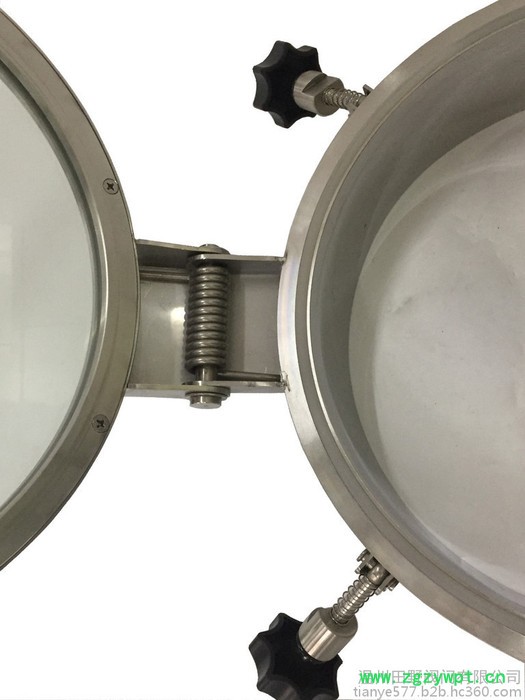 大玻璃盖不锈钢人孔发酵罐 搪化罐 种子罐卫生级人孔图3