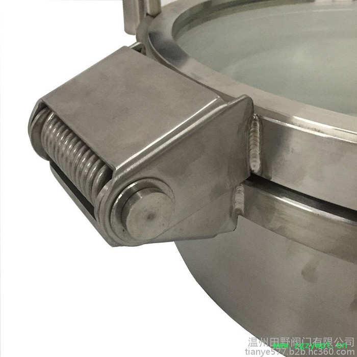 大玻璃盖不锈钢人孔发酵罐 搪化罐 种子罐卫生级人孔图2