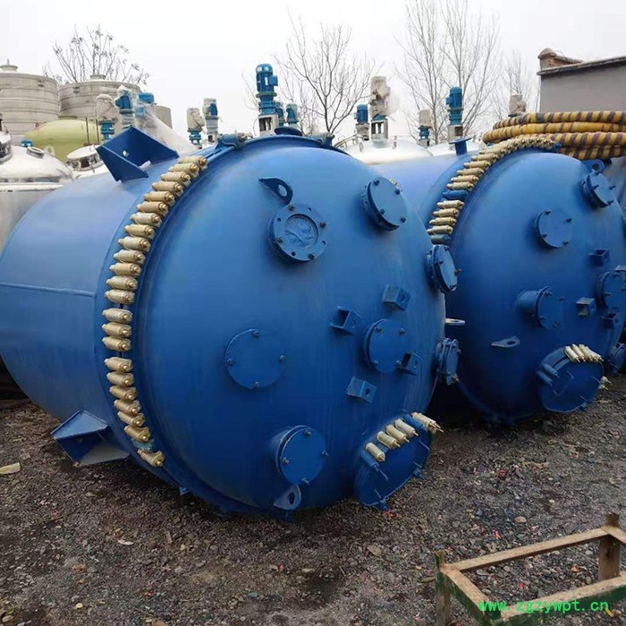 二手搪瓷反应釜 二手不锈钢反应釜  实验室小型反应釜 生物发酵罐图3