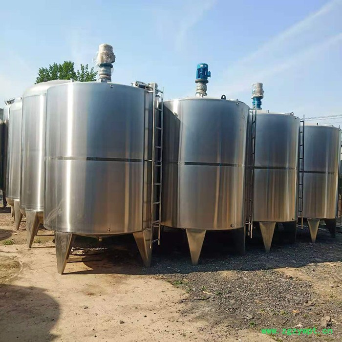 出售 卫生级不锈钢罐 不锈钢搅拌罐 二手发酵罐图3