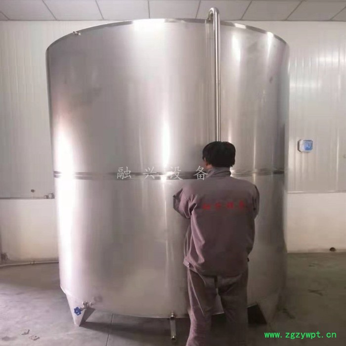 正规不锈钢储酒罐 不锈钢白酒罐 50吨不锈钢发酵罐 常年加工立式储酒罐图8