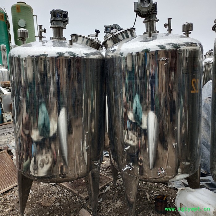 祥义 二手不锈钢搅拌罐 二手1200L镜面不锈钢搅拌罐 二手不锈钢发酵罐 二手不锈钢搅拌罐图2