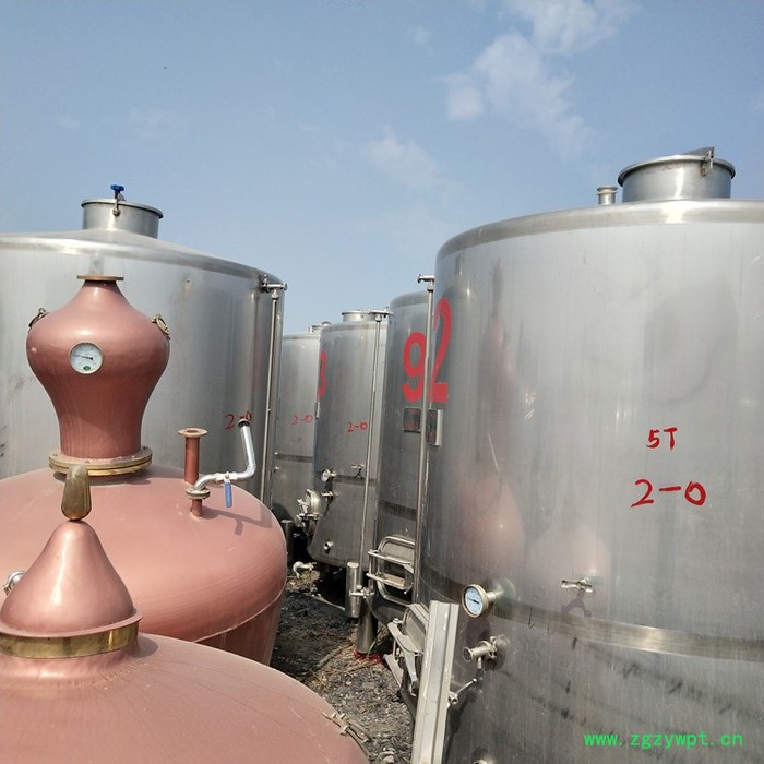 裕鑫 不锈钢储罐 保温罐 发酵罐 储罐 立式不锈钢储罐图5
